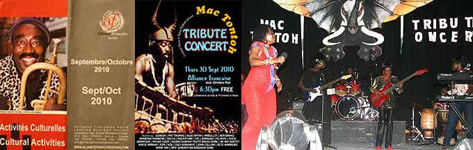 Dzesi performs at the Mc Tontoh Tribute Concert